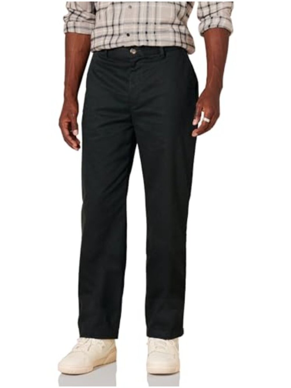 Men's Classic Fit Wrinkle Resistant Flat Front Chino Pants